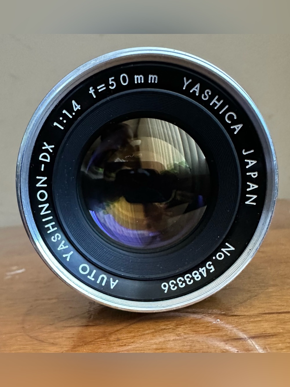 Yashica Auto Yashinon-DX 50mm f/1.4 Screw-Mount Fast Prime Camera Lens w/ Filter